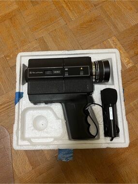 Vintage Bill & Howell Filmosonic Video Camera with Microphone